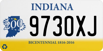 IN license plate 973OXJ