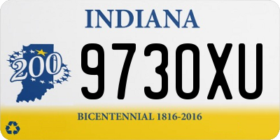 IN license plate 973OXU