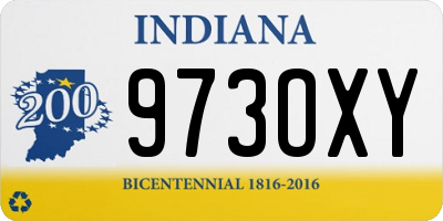 IN license plate 973OXY