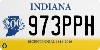 IN license plate 973PPH