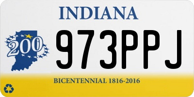 IN license plate 973PPJ