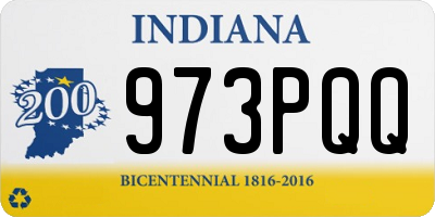 IN license plate 973PQQ