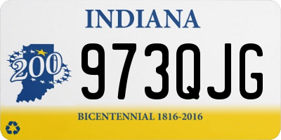 IN license plate 973QJG