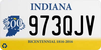 IN license plate 973QJV