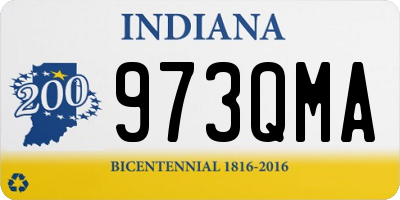 IN license plate 973QMA