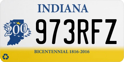 IN license plate 973RFZ