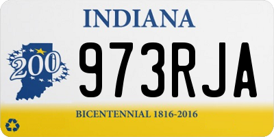 IN license plate 973RJA