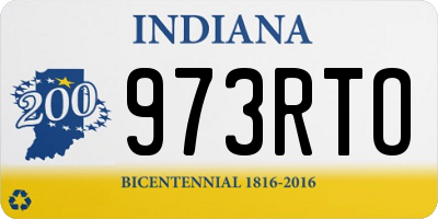IN license plate 973RTO