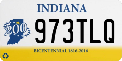 IN license plate 973TLQ