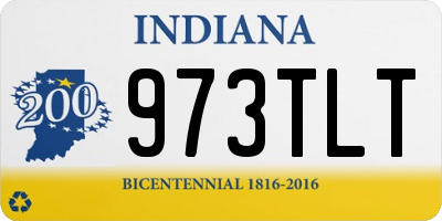 IN license plate 973TLT