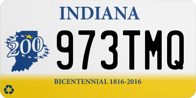 IN license plate 973TMQ