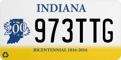 IN license plate 973TTG