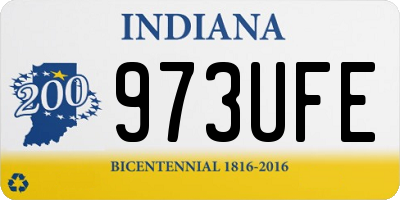 IN license plate 973UFE