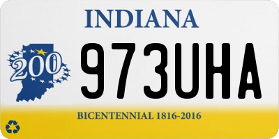 IN license plate 973UHA