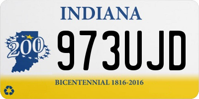 IN license plate 973UJD