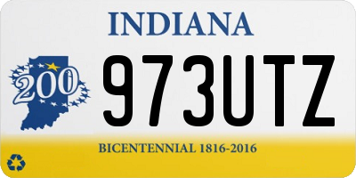 IN license plate 973UTZ