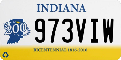 IN license plate 973VIW
