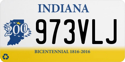 IN license plate 973VLJ