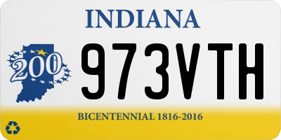 IN license plate 973VTH