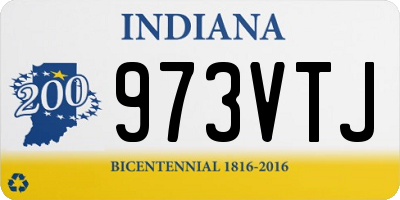 IN license plate 973VTJ