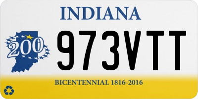 IN license plate 973VTT