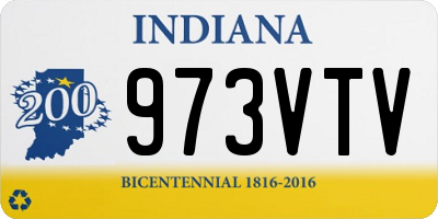 IN license plate 973VTV