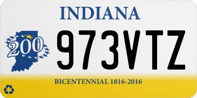 IN license plate 973VTZ