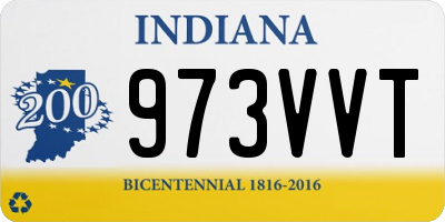 IN license plate 973VVT