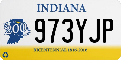 IN license plate 973YJP