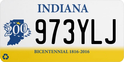 IN license plate 973YLJ