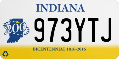 IN license plate 973YTJ