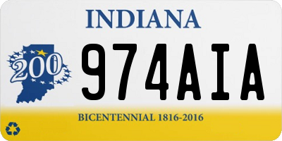 IN license plate 974AIA