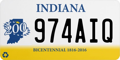 IN license plate 974AIQ