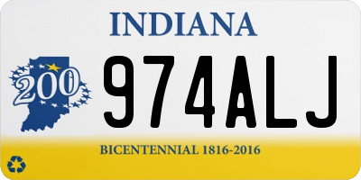 IN license plate 974ALJ