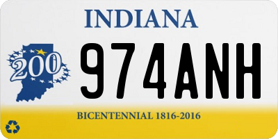 IN license plate 974ANH