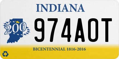 IN license plate 974AOT