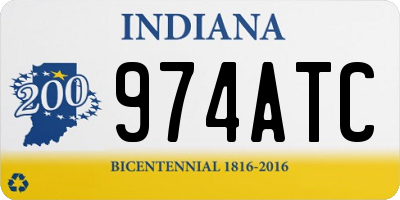 IN license plate 974ATC