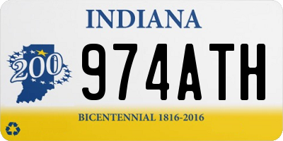 IN license plate 974ATH