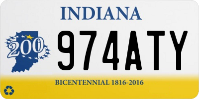 IN license plate 974ATY
