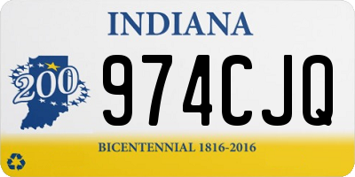 IN license plate 974CJQ