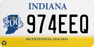 IN license plate 974EEQ