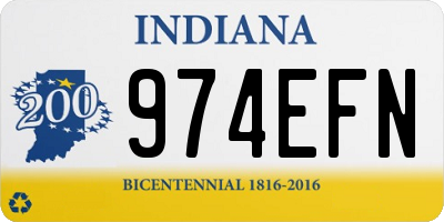IN license plate 974EFN