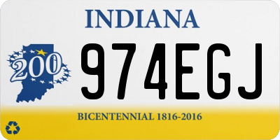 IN license plate 974EGJ