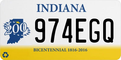 IN license plate 974EGQ