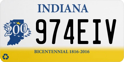 IN license plate 974EIV
