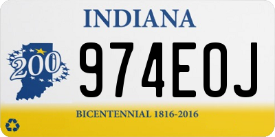 IN license plate 974EOJ