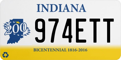 IN license plate 974ETT