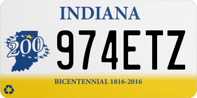 IN license plate 974ETZ