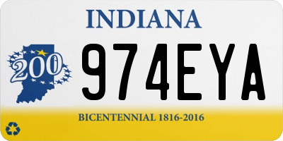 IN license plate 974EYA
