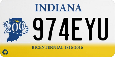 IN license plate 974EYU